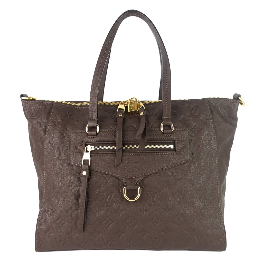 Louis Vuitto Lumineuse Monogram Empreinte Leather Bag