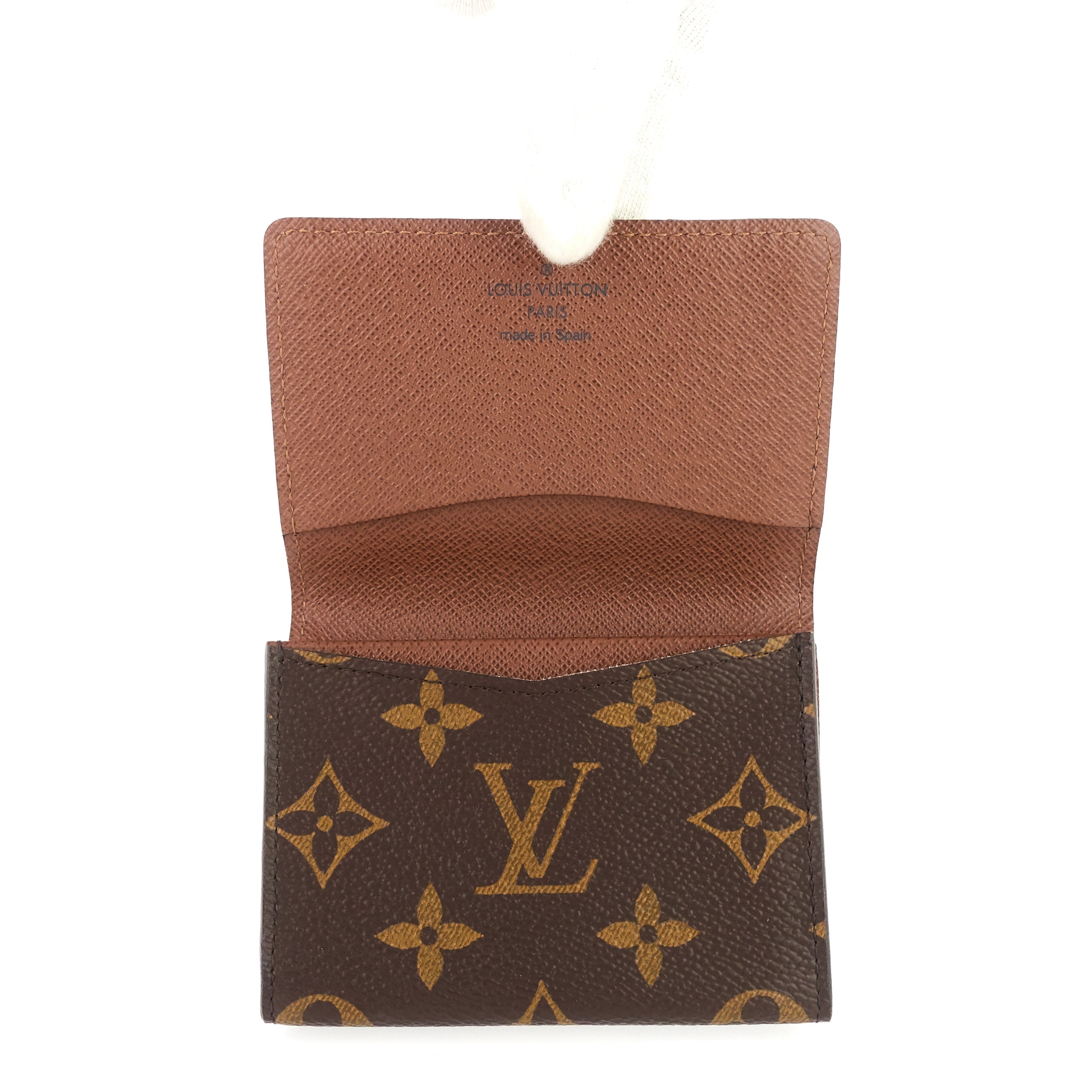 Louis Vuitto Business Card Monogram Canvas Holder