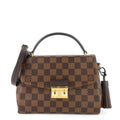 Louis Vuitto Croisette Damier Ebene Canvas Bag