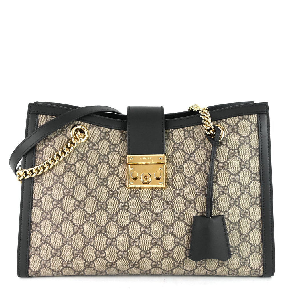 Gucci Padlock Medium GG Supreme Canvas Bag