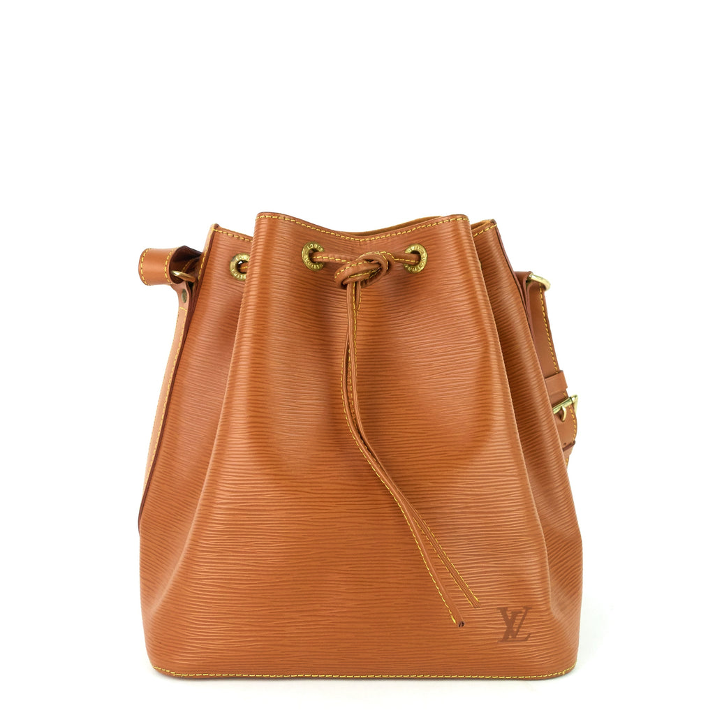 Louis Vuitto Petit NoÃ© Cipango Gold Epi Leather Bag