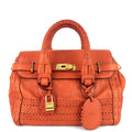 Gucci Leather 'Handmade' Medium Top Handle Bag