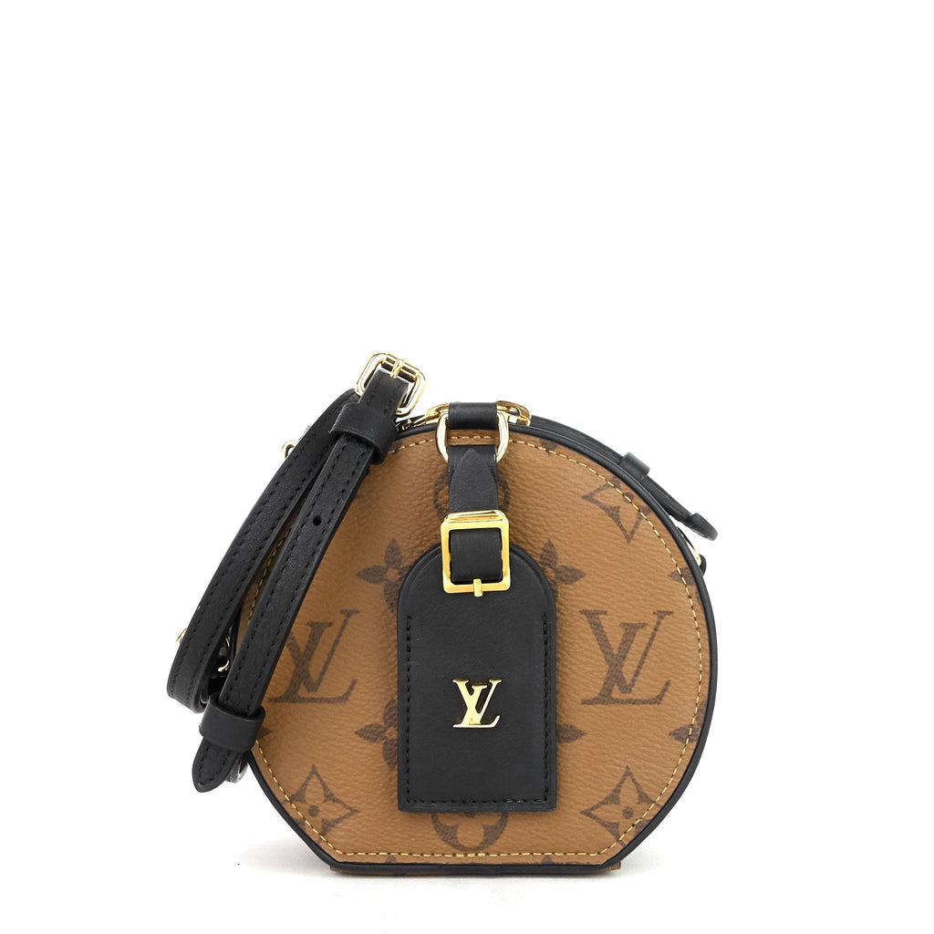 Louis Vuitto Mini BoÃ®te Chapeau Monogram Reverse Canvas Bag