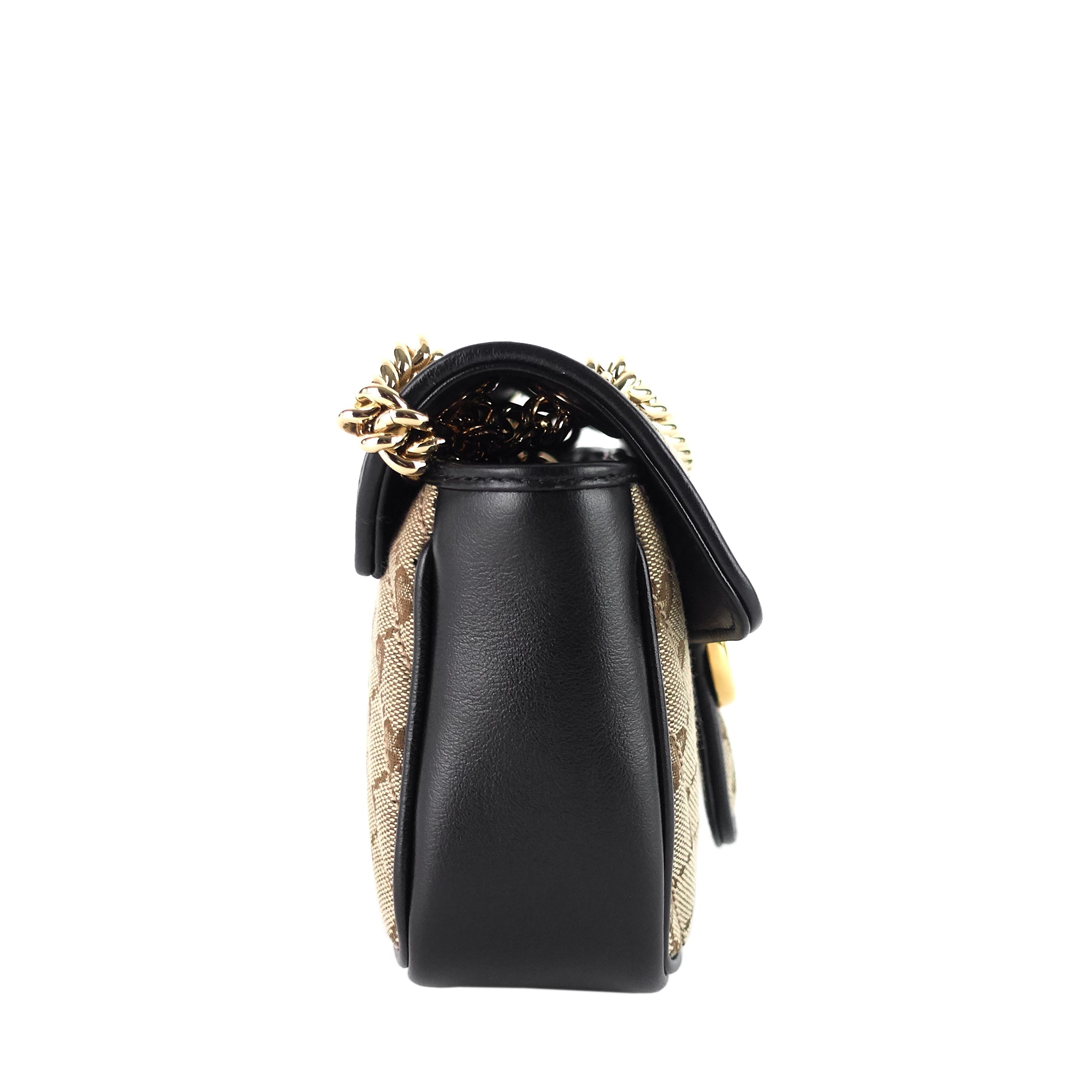 Gucci GG Marmont Small MatelassÃ© Monogram Canvas Shoulder Bag