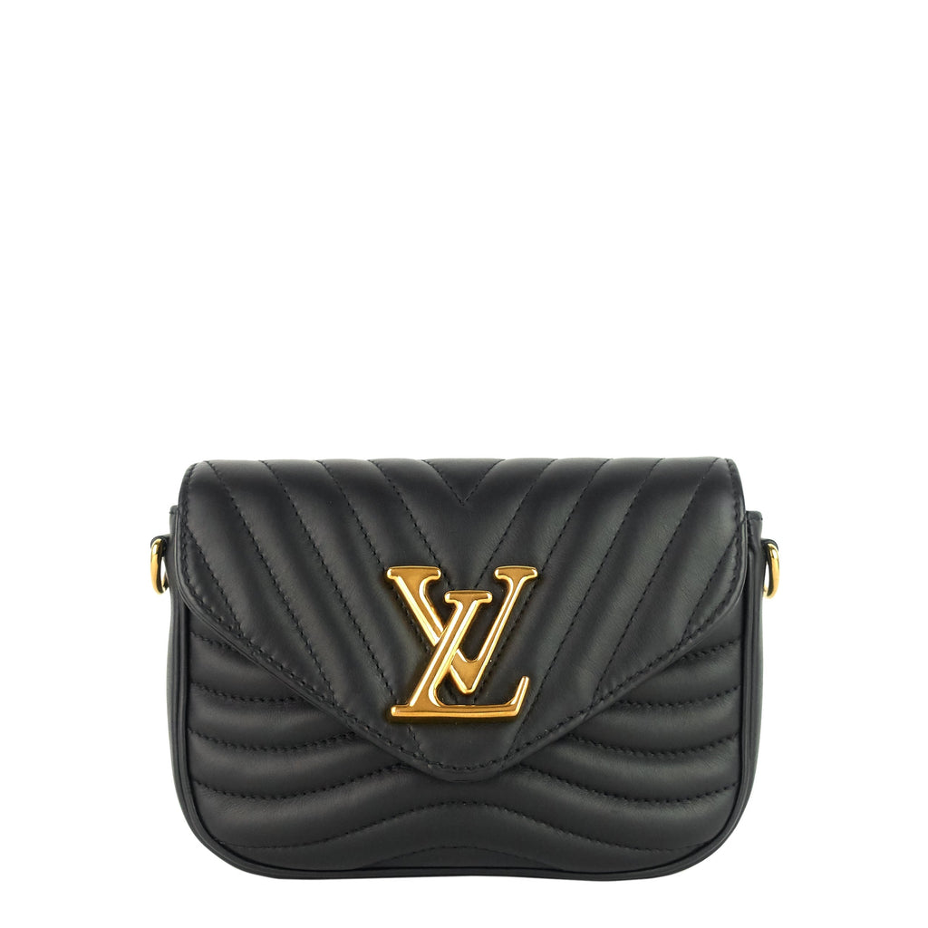 Louis Vuitto New Wave Multi-Pochette Cowhide Leather Bag
