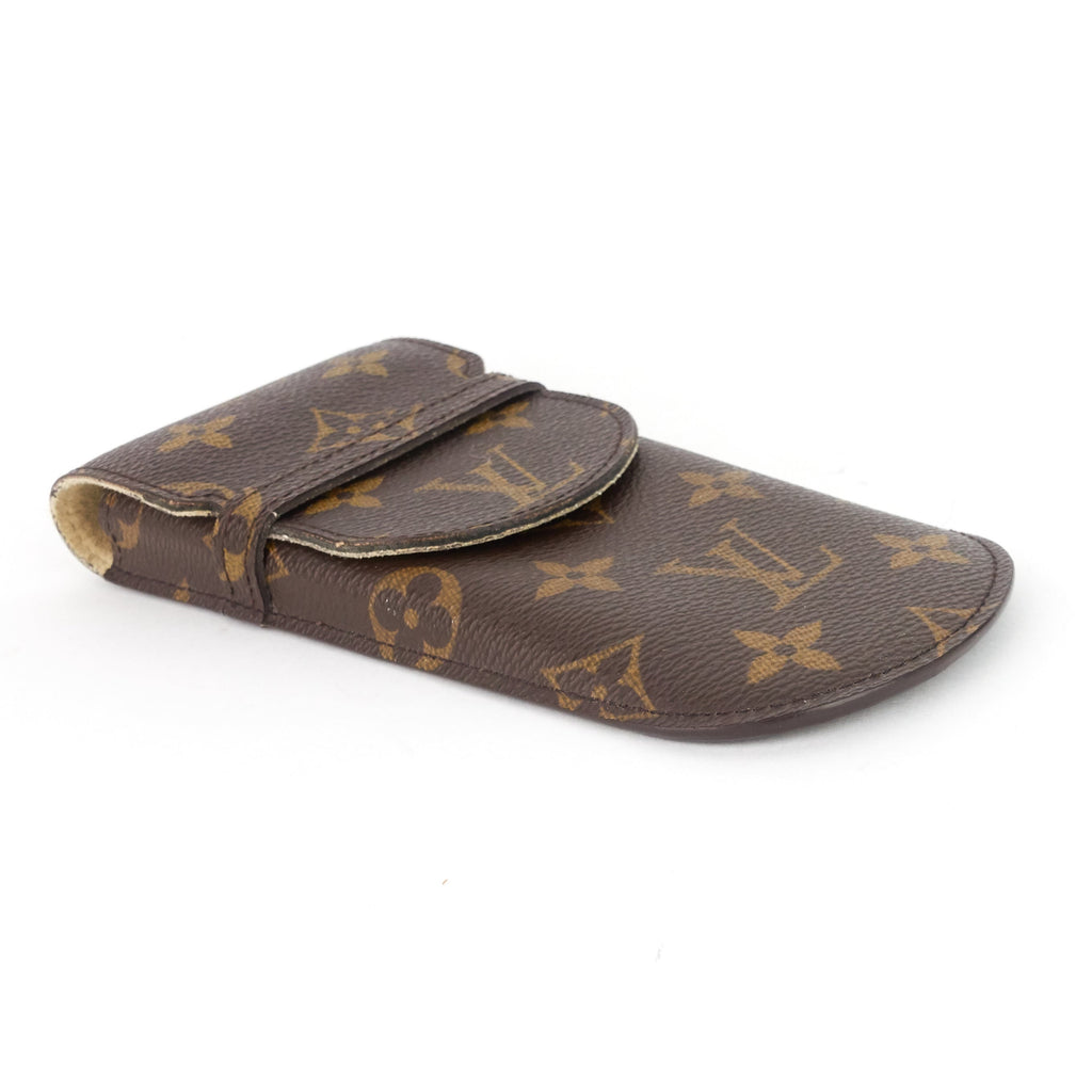 Louis Vuitto Etui A Lunette Rabat Canvas Eyeglasses Case