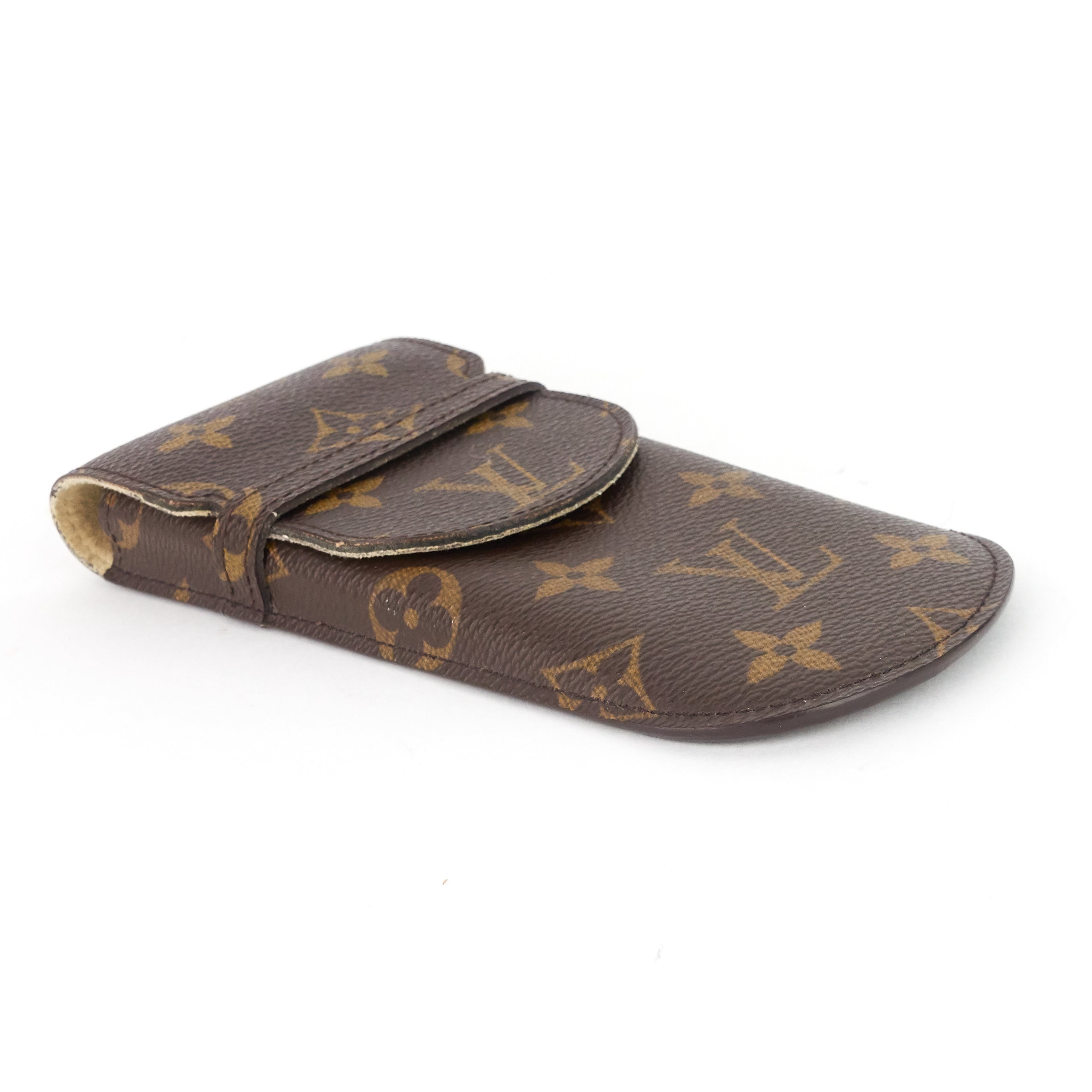 Louis Vuitto Etui A Lunette Rabat Canvas Eyeglasses Case