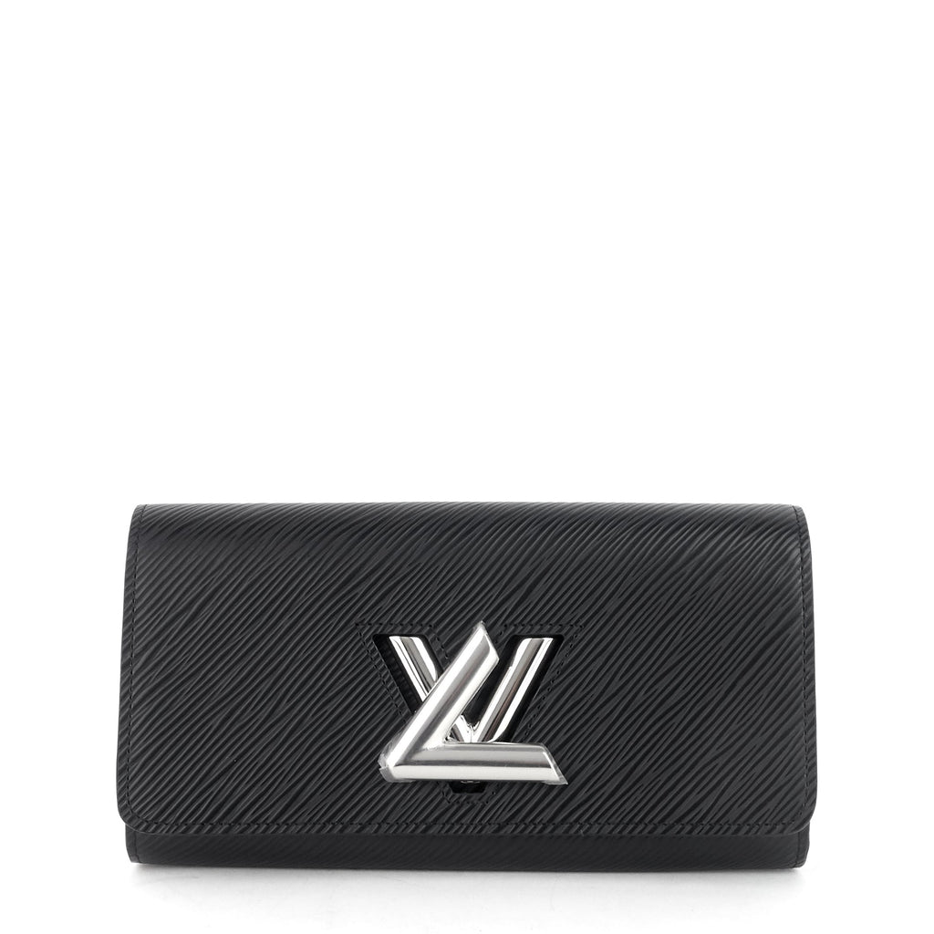 Louis Vuitto Twist Long Black Epi Leather Wallet