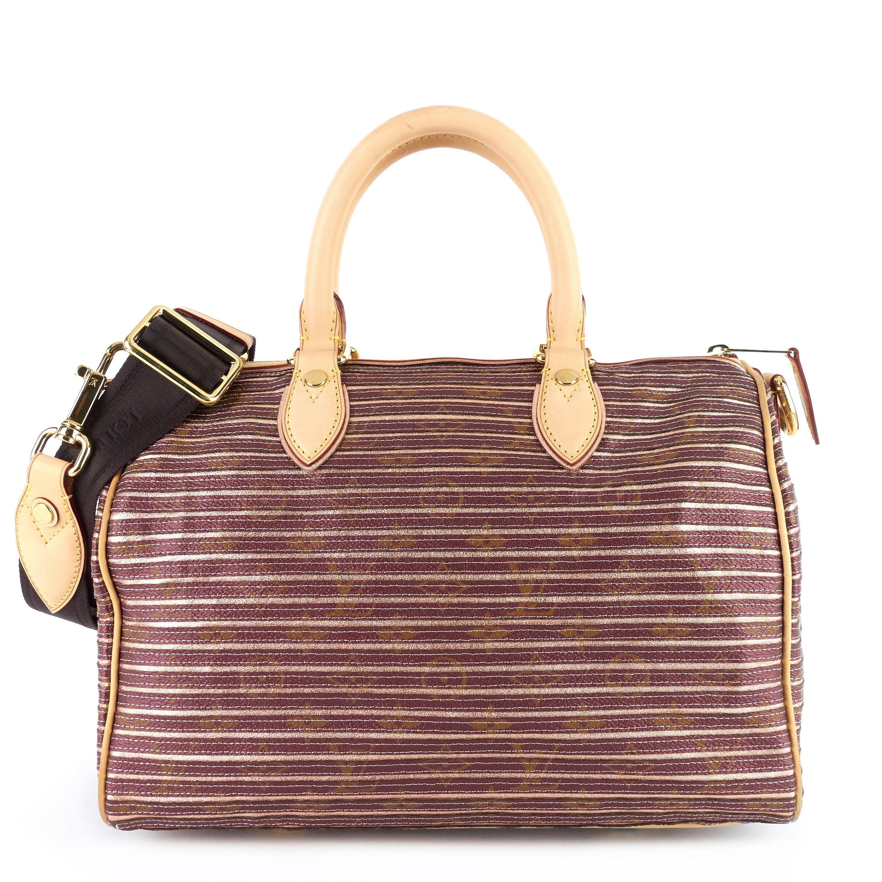 Louis Vuitto Eden Speedy BandouliÃ¨re 30 Canvas Handbag