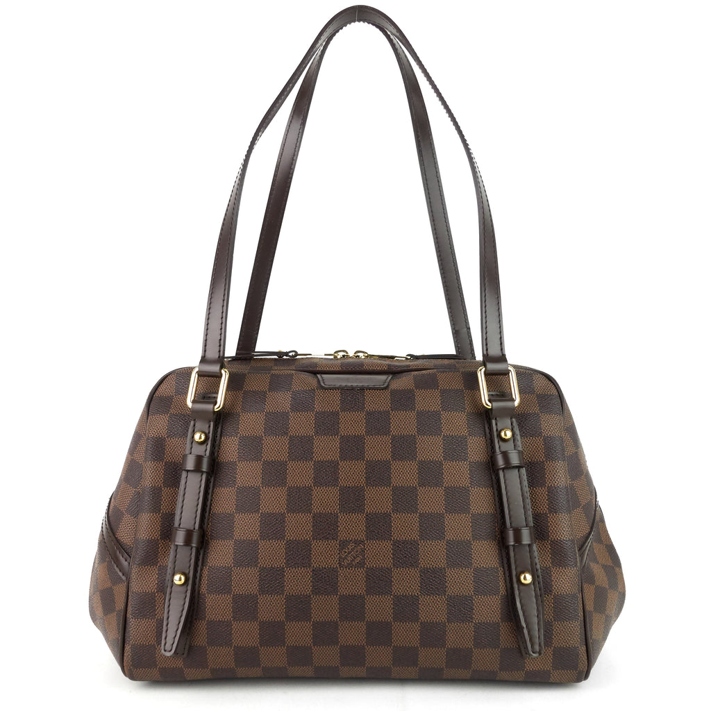 Louis Vuitto Rivington GM Damier Ebene Canvas Bag