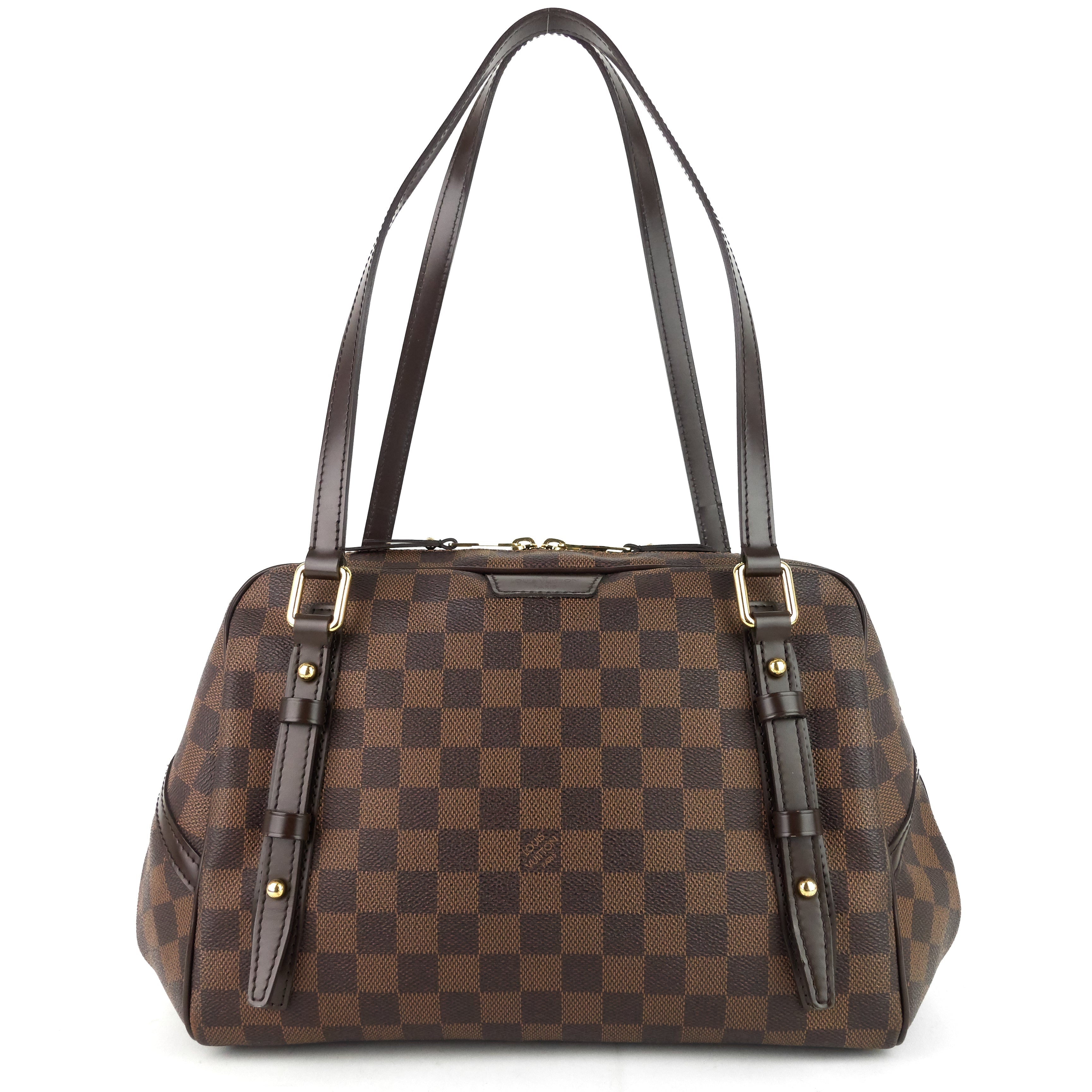 Louis Vuitto Rivington GM Damier Ebene Canvas Bag