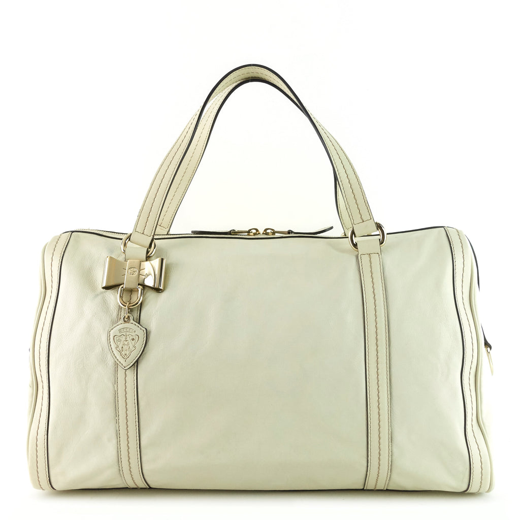 Gucci Duchessa Leather Boston Bag