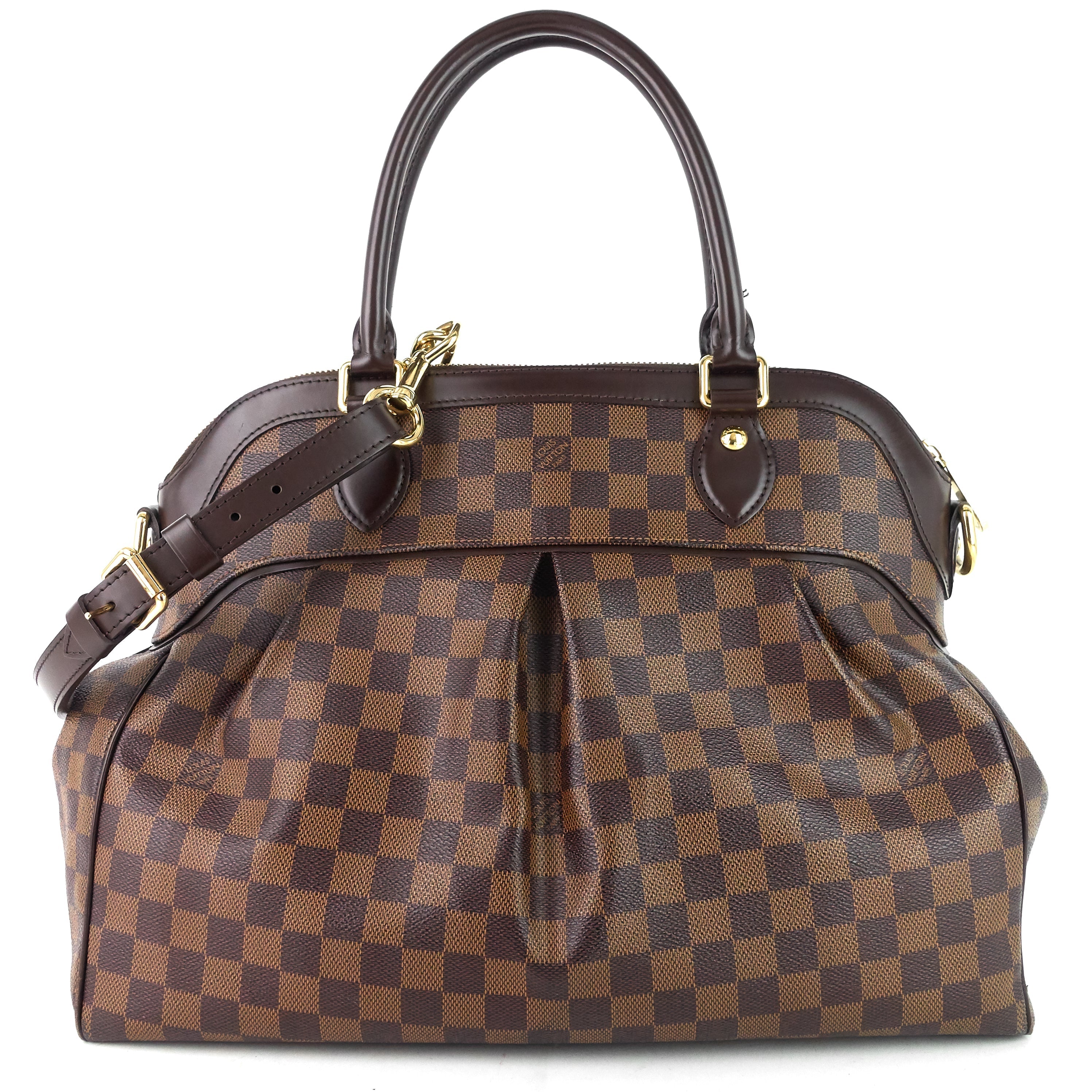Louis Vuitto Trevi GM Damier Ebene Canvas Bag