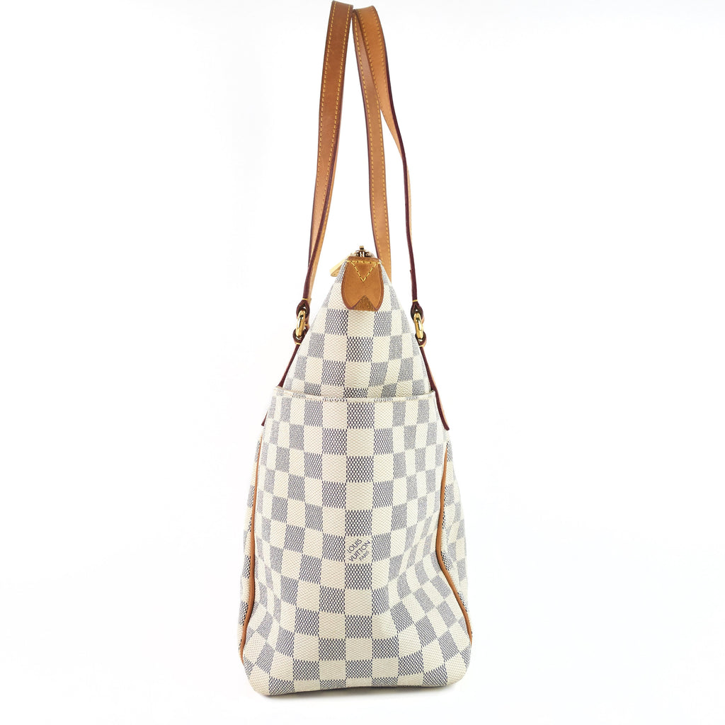 Louis Vuitto Totally MM Damier Azur Canvas Bag