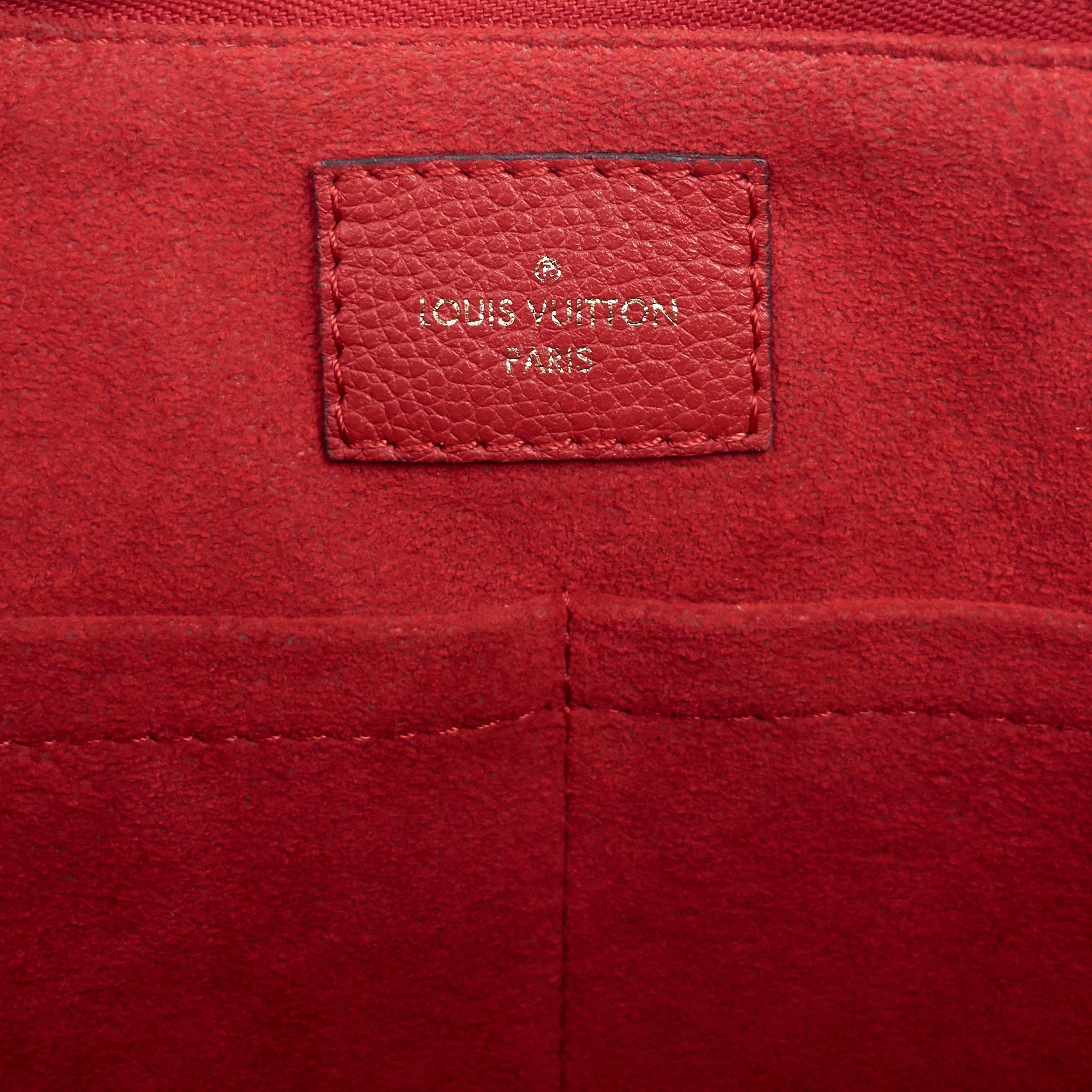 Louis Vuitto SurÃ¨ne MM Monogram Canvas and Calfskin Leather Tote Bag