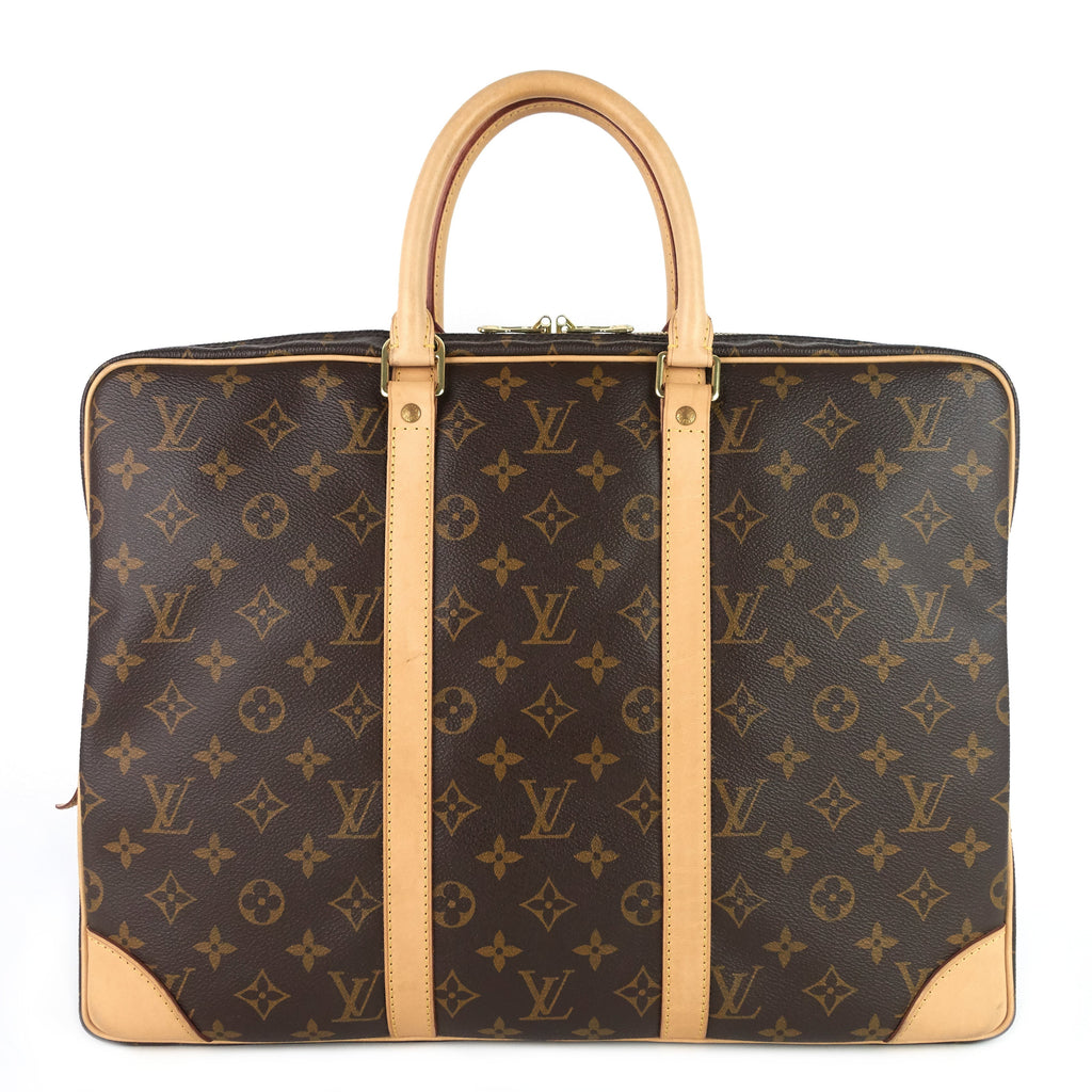Louis Vuitto Porte-Documents Voyage Monogram Canvas Briefcase Bag
