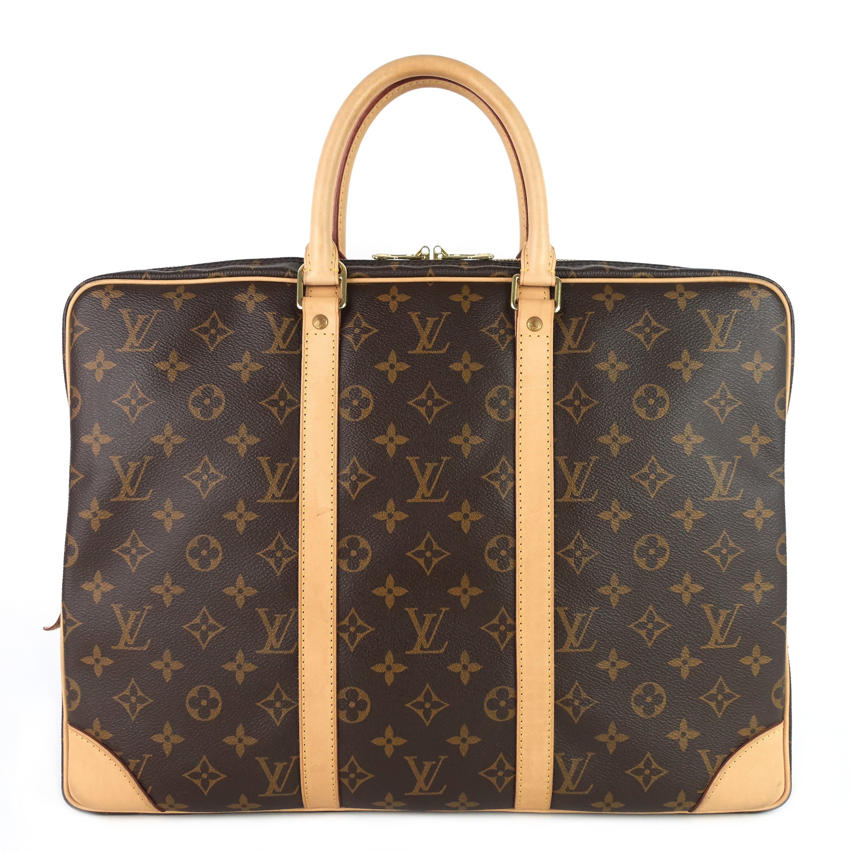 Louis Vuitto Porte-Documents Voyage Monogram Canvas Briefcase Bag