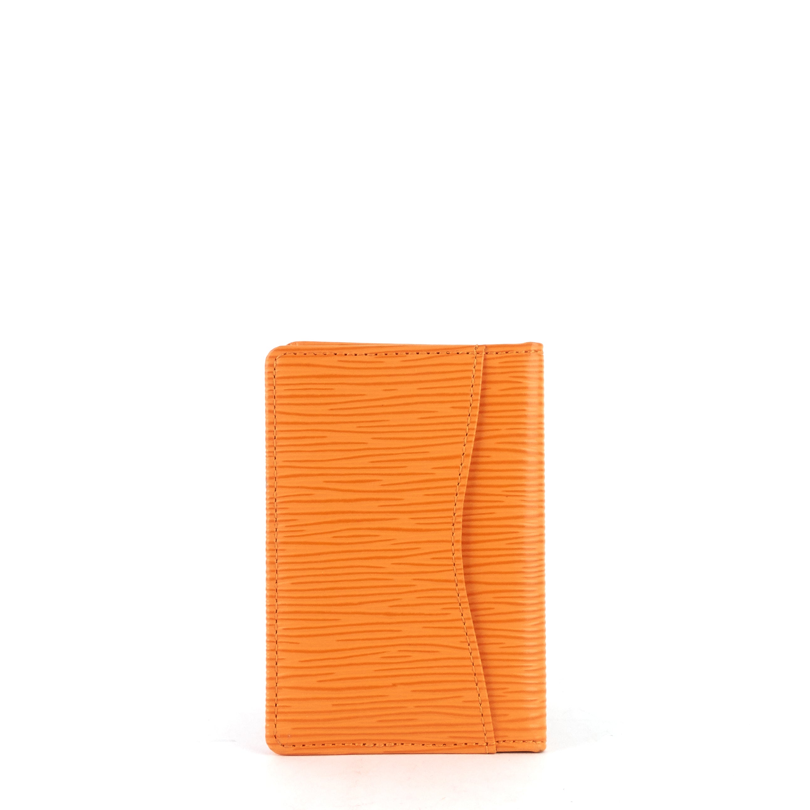 Louis Vuitto Orange Epi Leather Card Holder