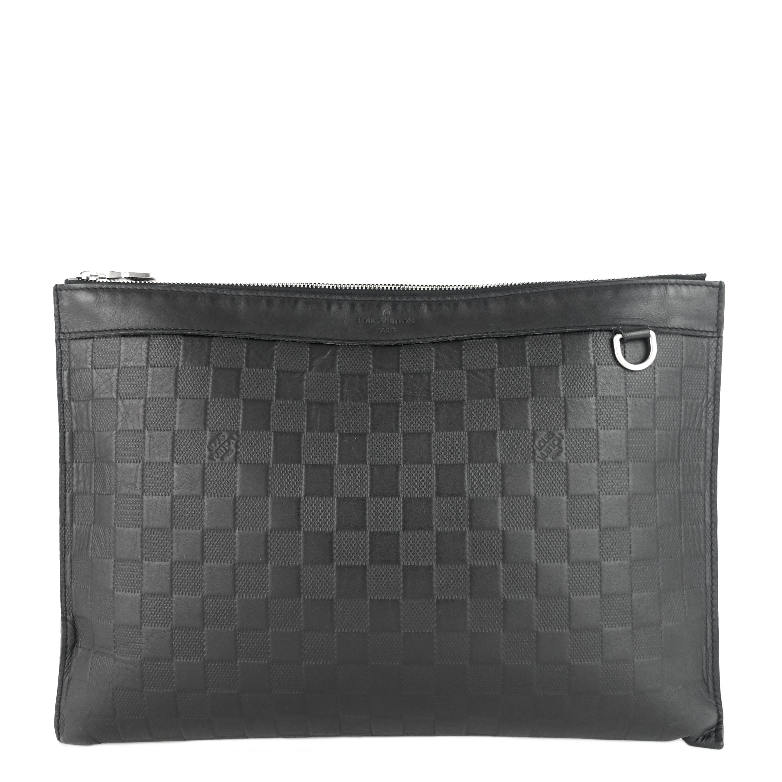 Louis Vuitto Discovery Pochette GM Damier Infini Leather Bag