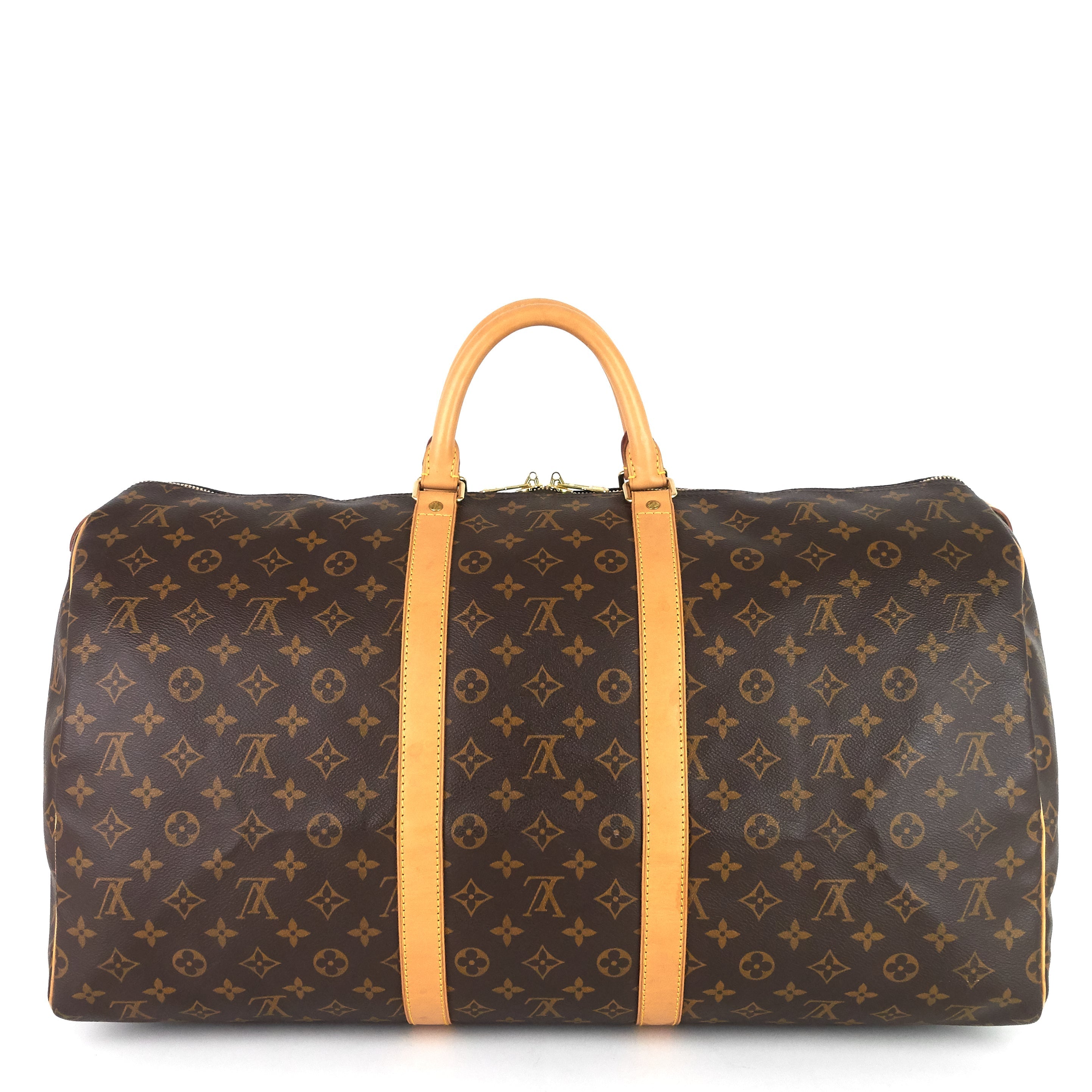 Louis Vuitto Keepall 55 Monogram Canvas Bag