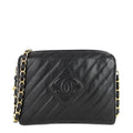 Chanel Quilted Caviar Leather CC Camera Bag