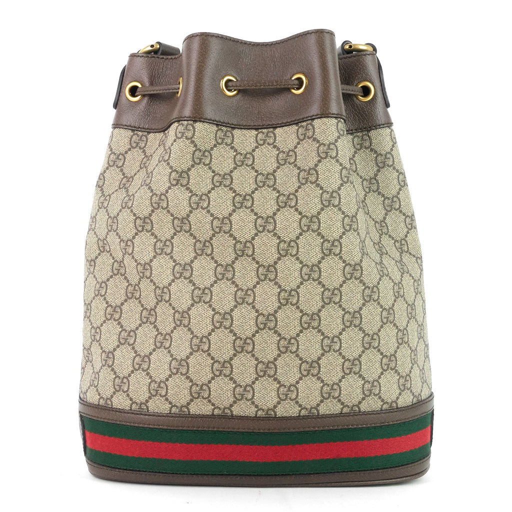 Gucci Ophidia GG Supreme Canvas Bucket Bag