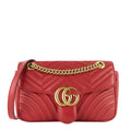 Gucci GG Marmont Small MatelassÃ© Calfskin Leather Shoulder Bag