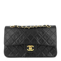Chanel Double Flap Quilted Lambskin Leather Bag