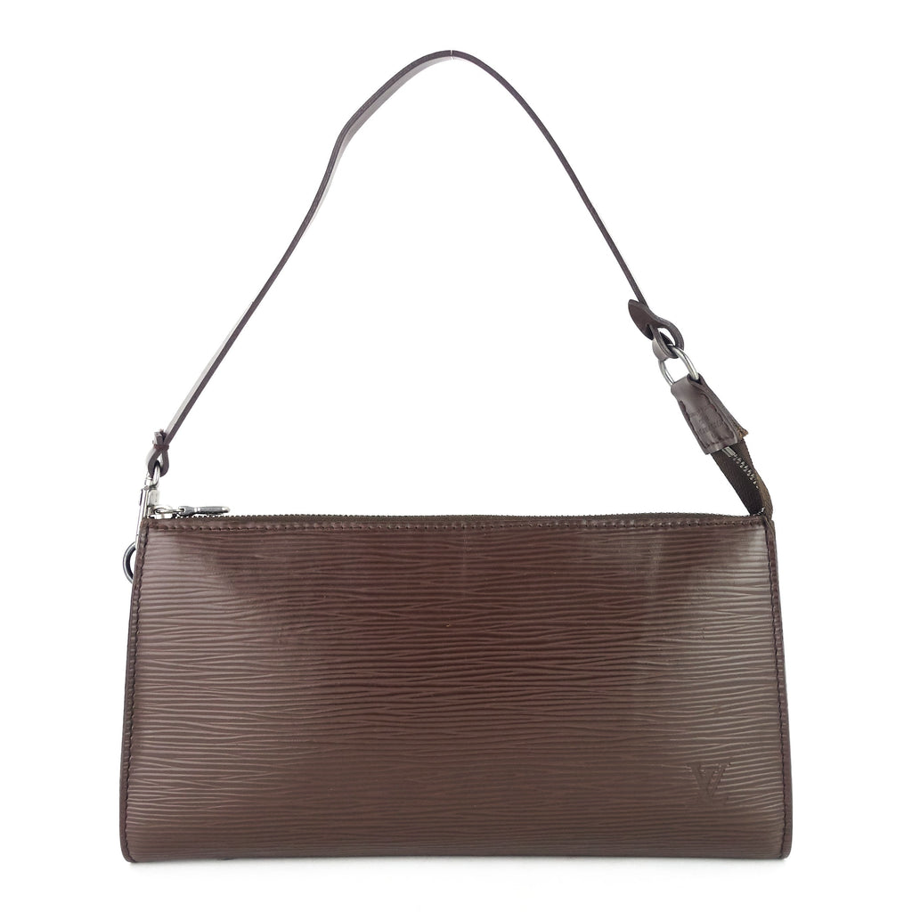 Louis Vuitto Pochette Accessoires Brown Epi Leather Bag