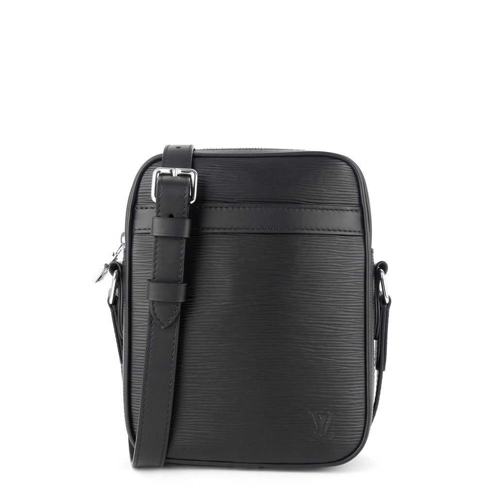 Louis Vuitto Danube Slim Black Epi Leather Bag