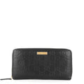 Gucci Zip Around Continental Guccissima Leather Wallet