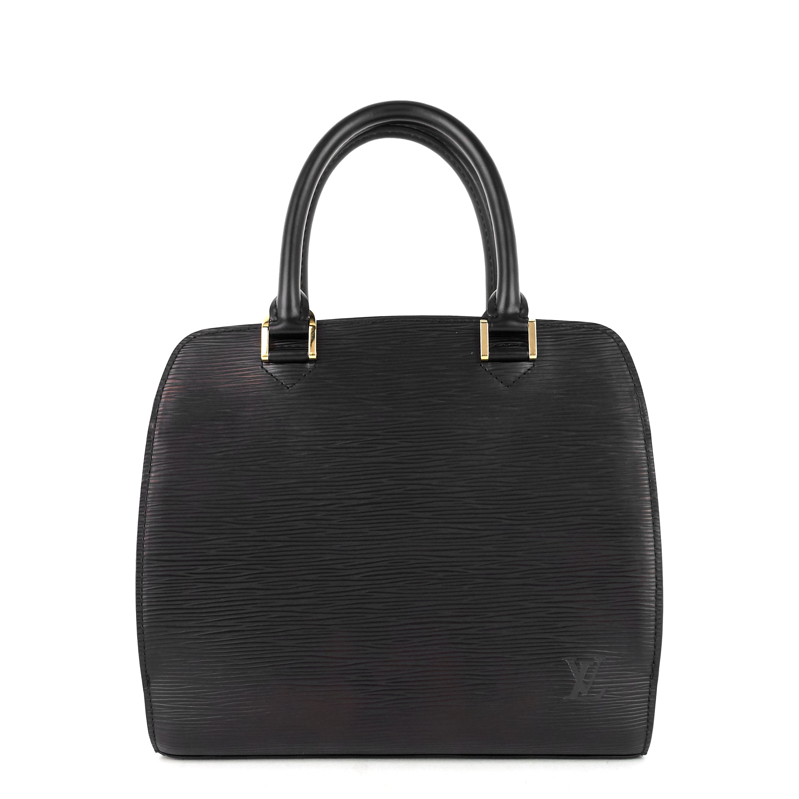Louis Vuitto Pont Neuf PM Black Epi Leather Bag