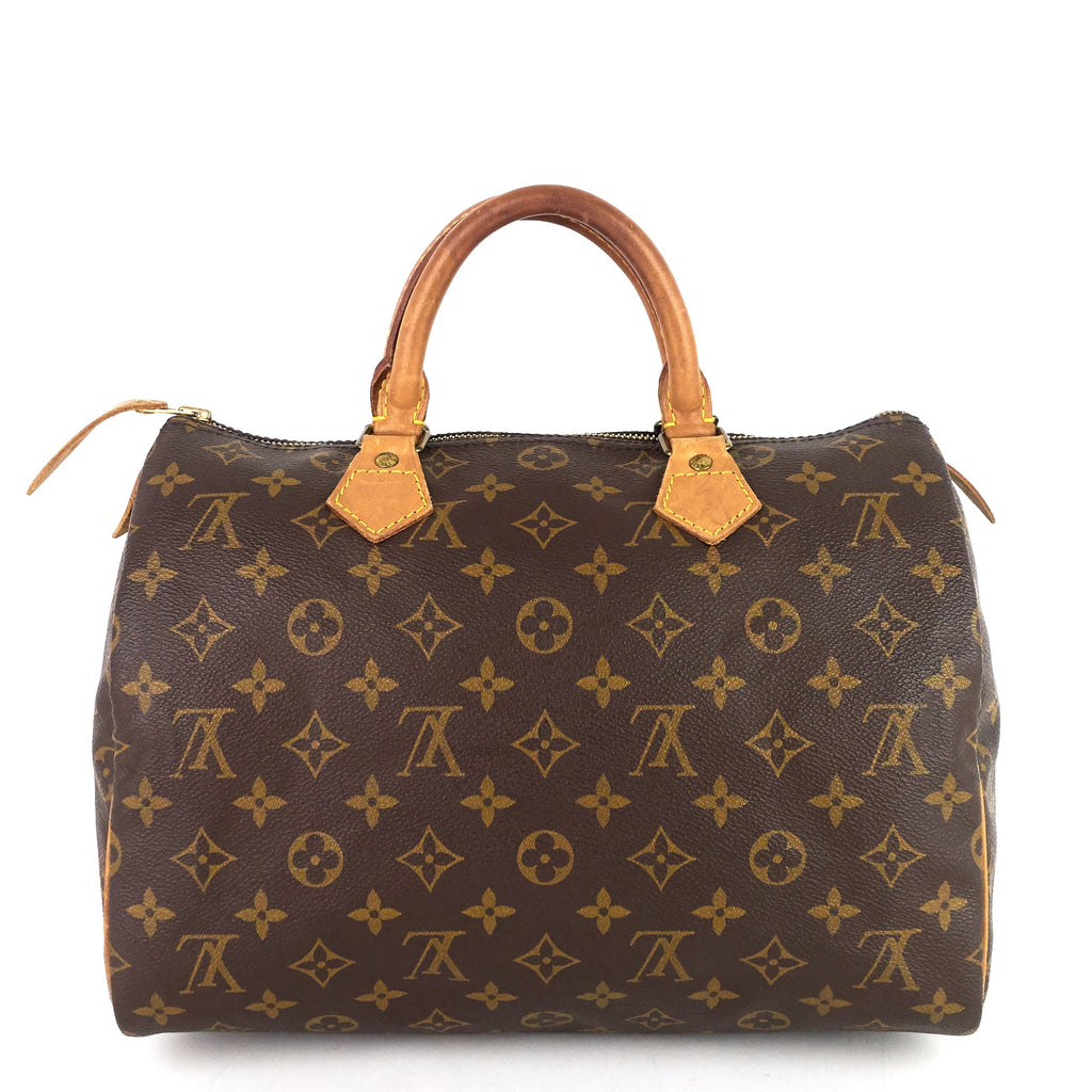 Louis Vuitto Speedy 30 Monogram Canvas Handbag