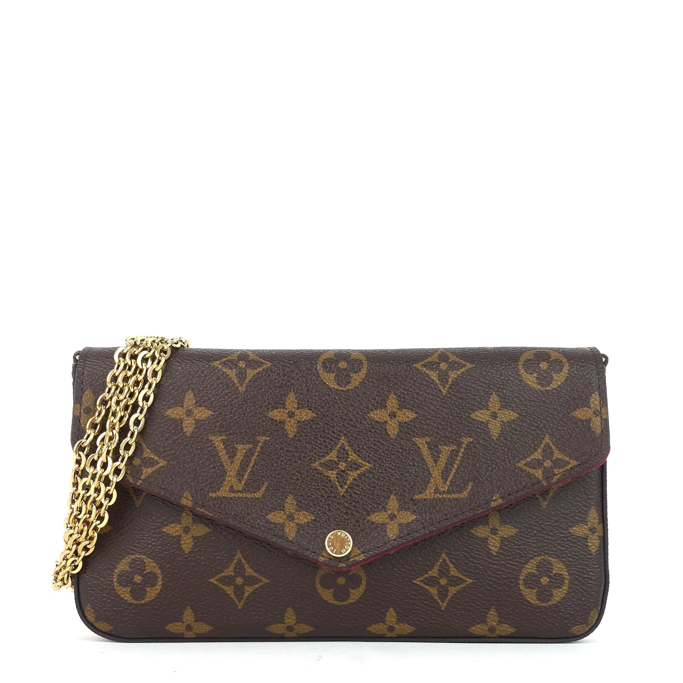 Louis Vuitto FÃ©licie Pochette Monogram Canvas Bag