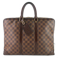 Louis Vuitto Porte-Documents Voyage GM Damier Ebene Canvas Briefcase Bag