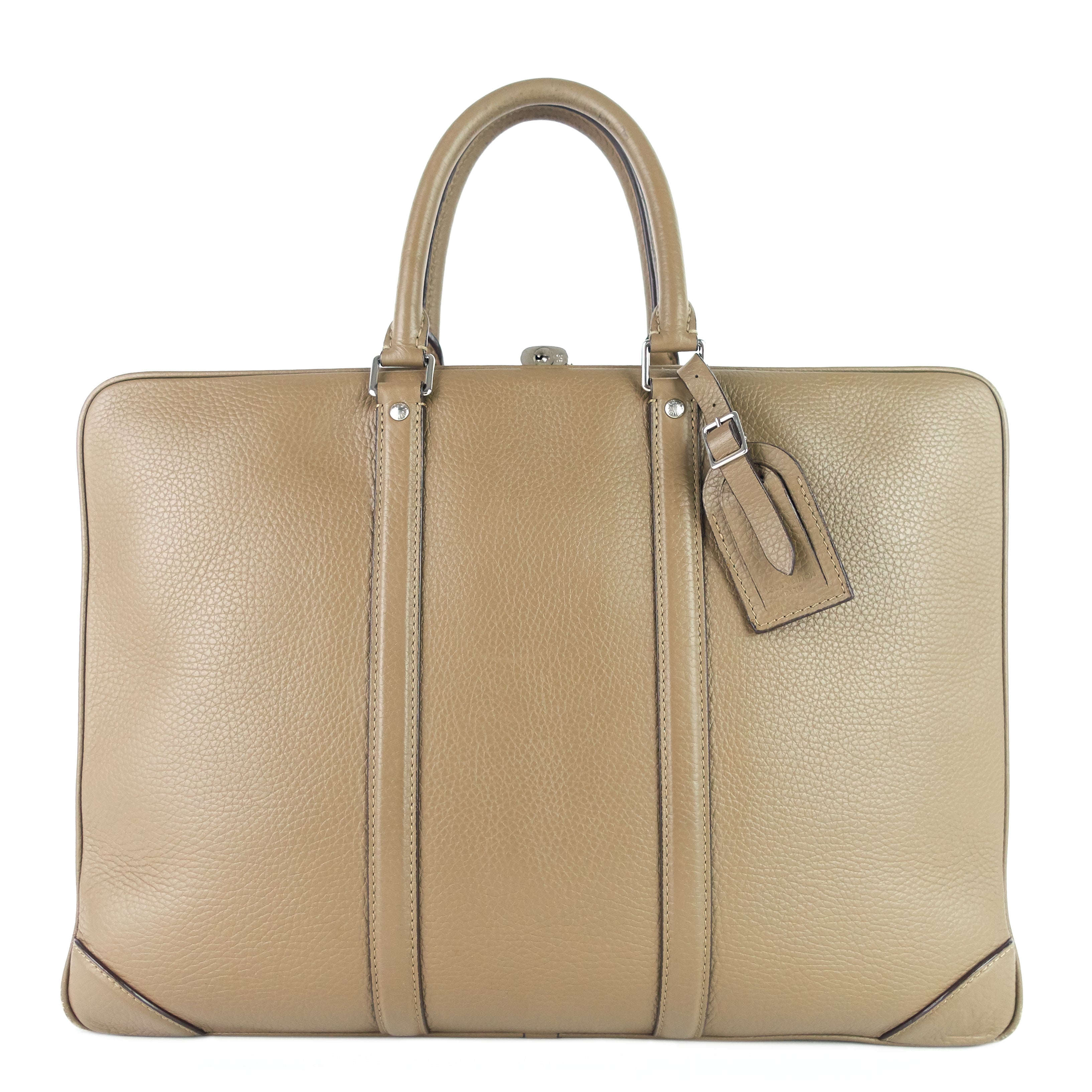 Louis Vuitto Porte-Documents Jour PM Taurillon Leather Briefcase Bag
