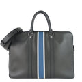 Louis Vuitto Porte-Document Voyage Ardoise Leather Briefcase Bag