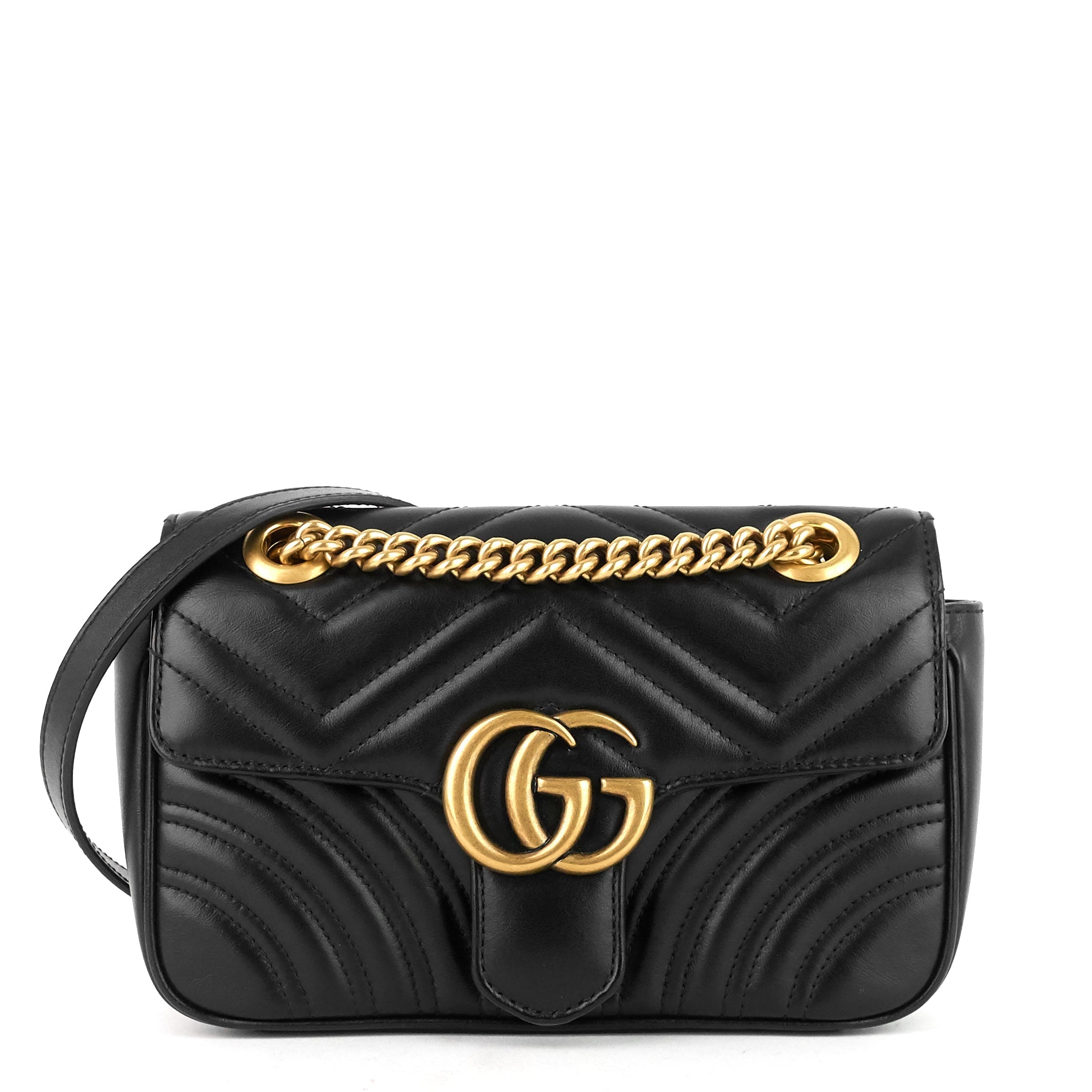 Gucci Marmont Mini MatelassÃ© Leather Shoulder Bag