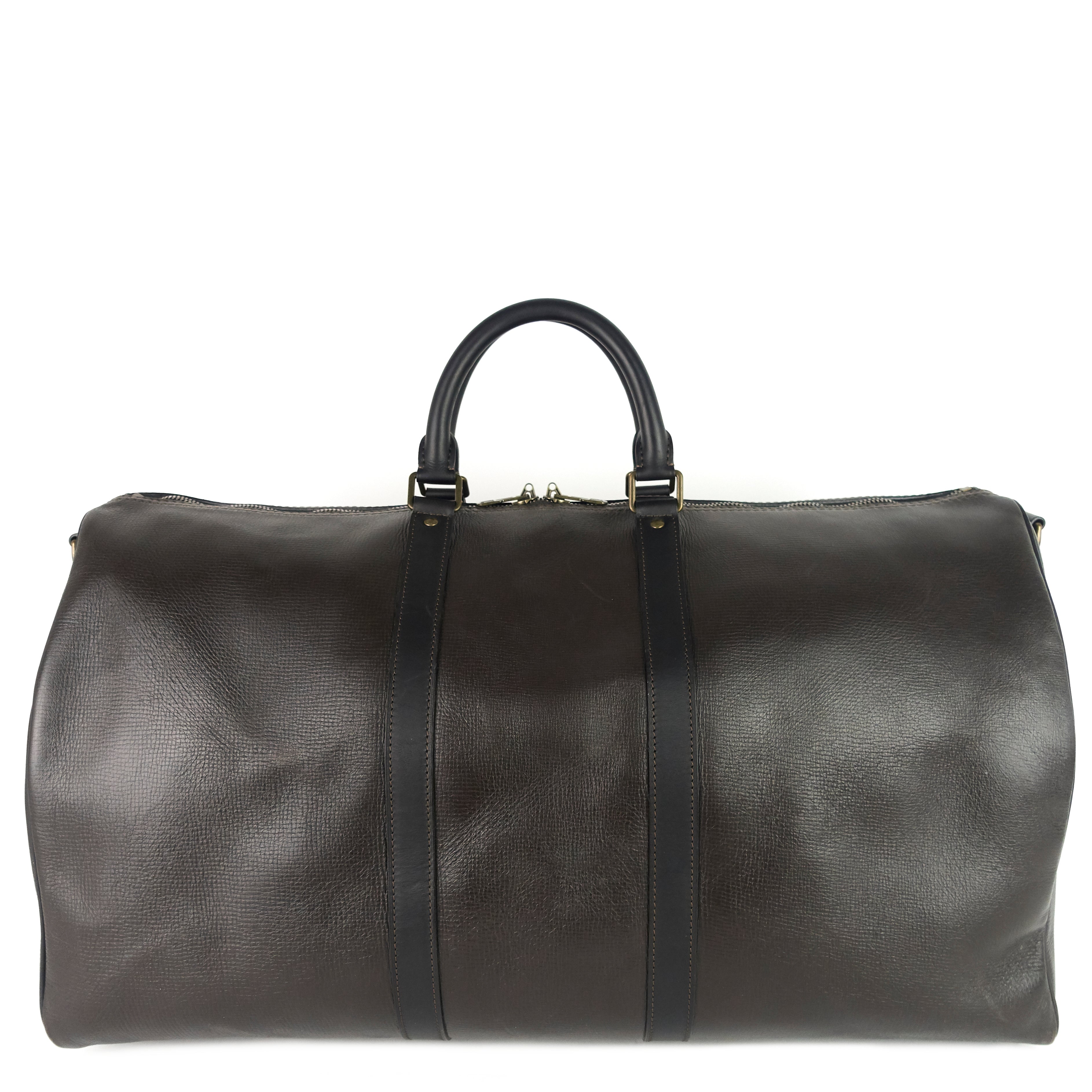 Louis Vuitto Keepall BandouliÃ¨re 55 Utah Leather Bag