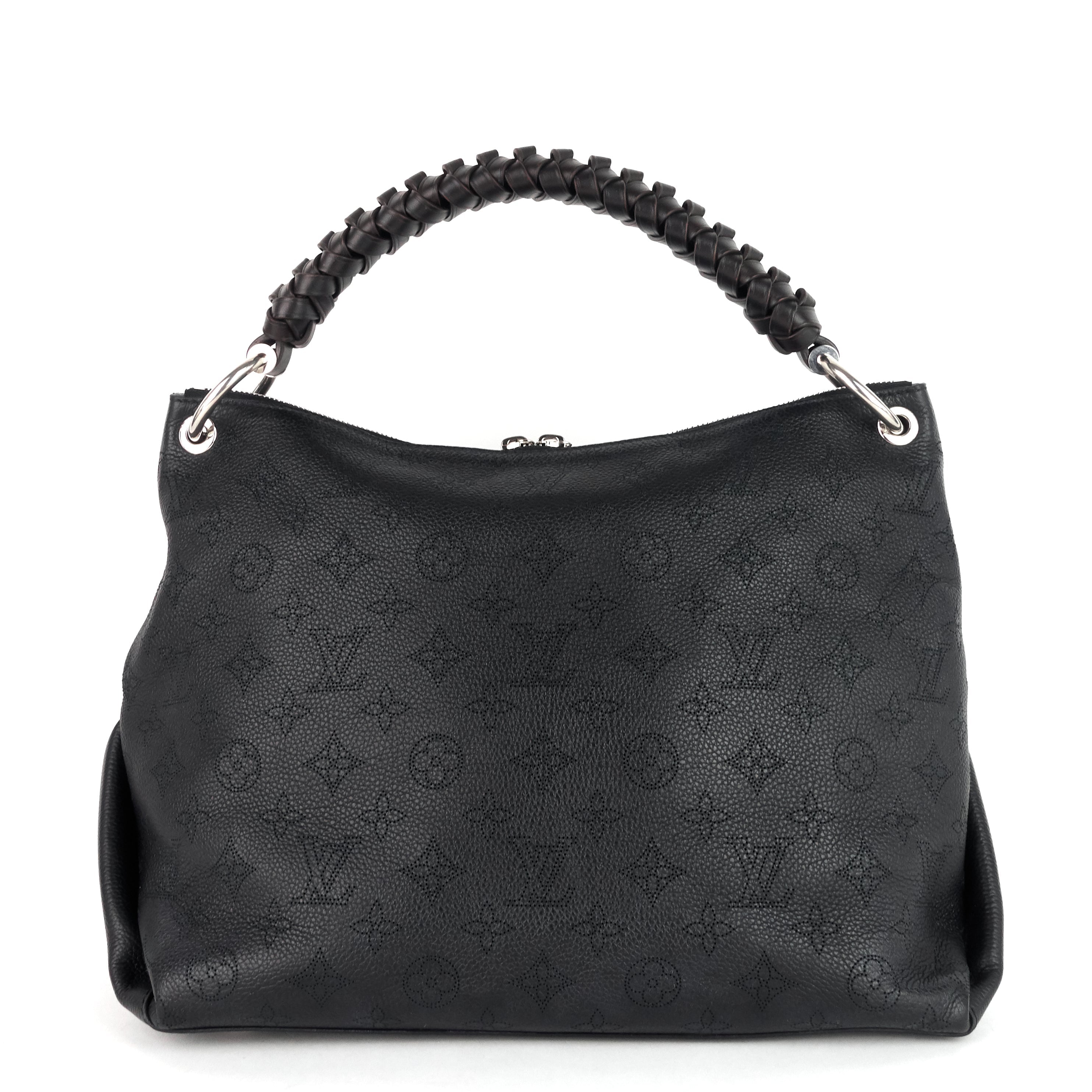 Louis Vuitto Beaubourg MM Mahina Leather Hobo Bag