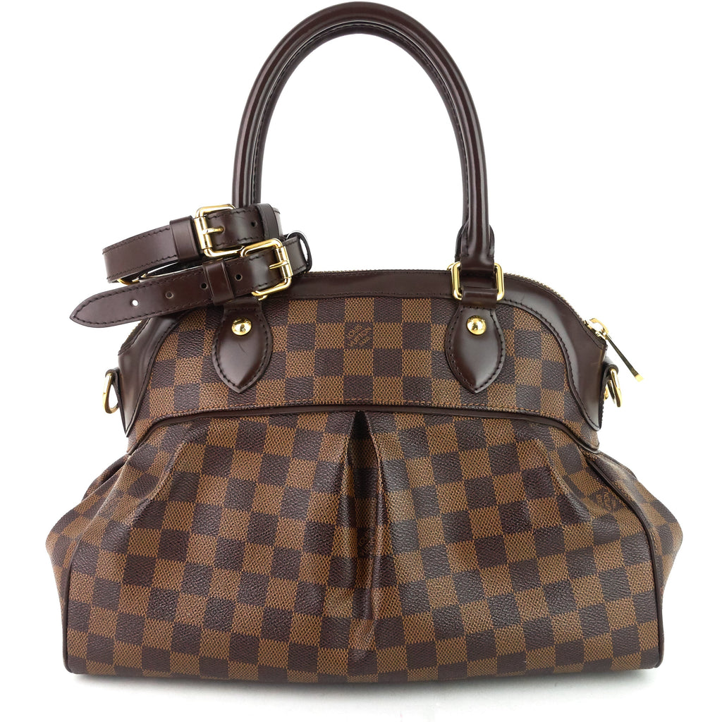 Louis Vuitto Trevi PM Damier Ebene Canvas Bag
