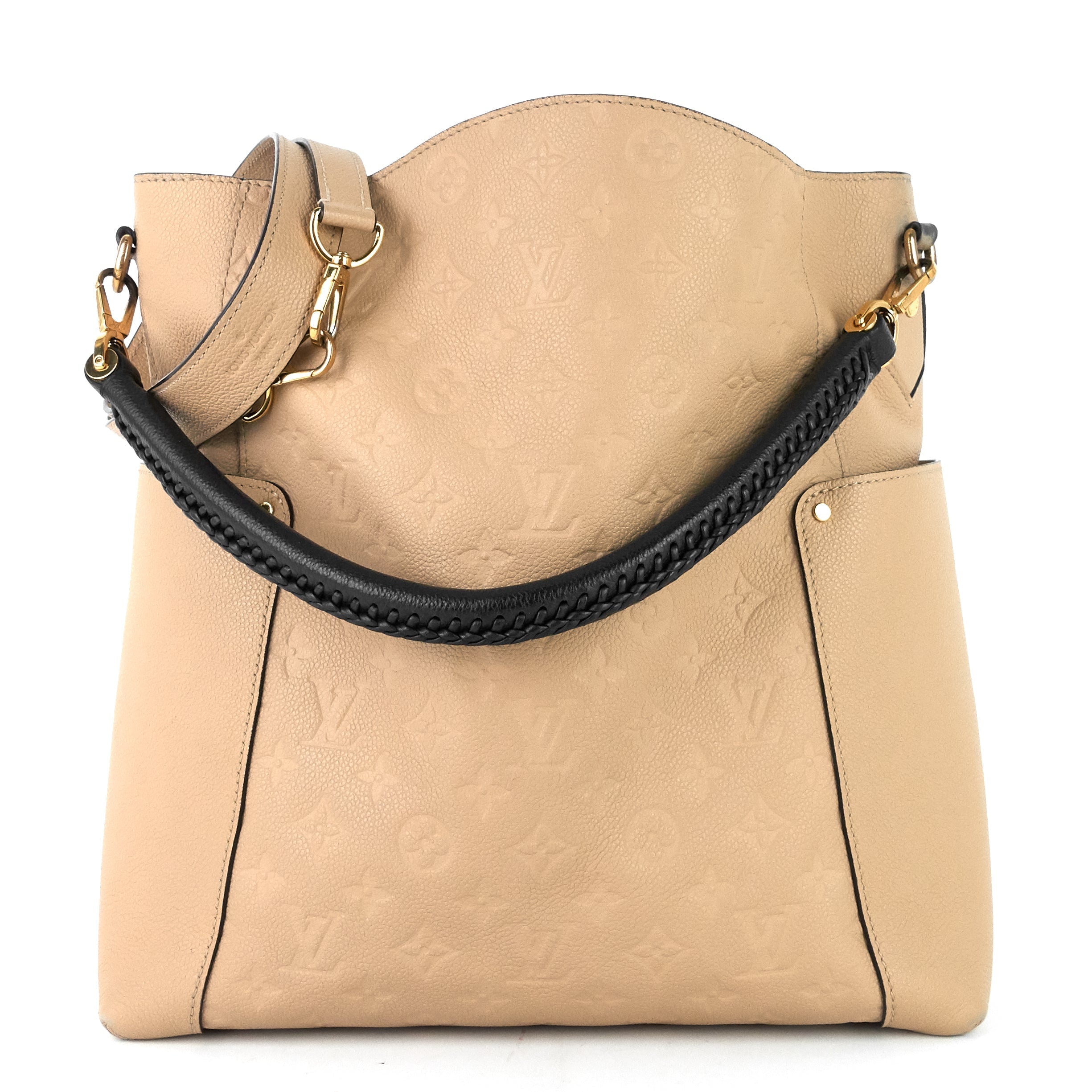 Louis Vuitto Bagatelle Monogram Empreinte Leather Hobo Bag
