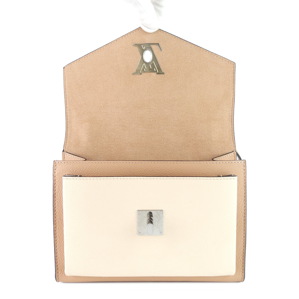 Louis Vuitto Mylockme BB Calfskin Leather Chain Shoulder Bag
