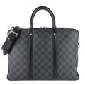 Louis Vuitto Porte-Documents Voyage PM Damier Graphite Canvas Briefcase Bag