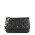 Chanel Wallet on Chain Caviar Leather Bag