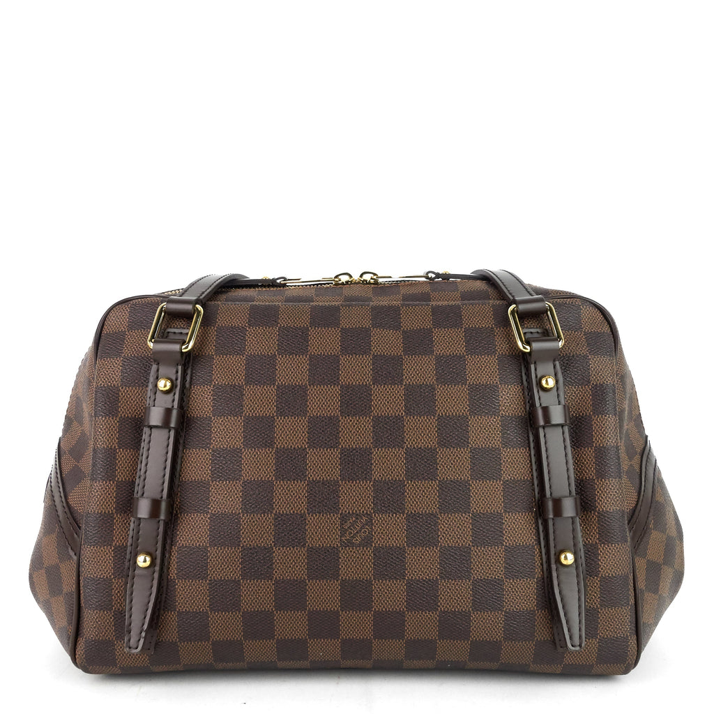 Louis Vuitto Rivington GM Damier Ebene Canvas Bag