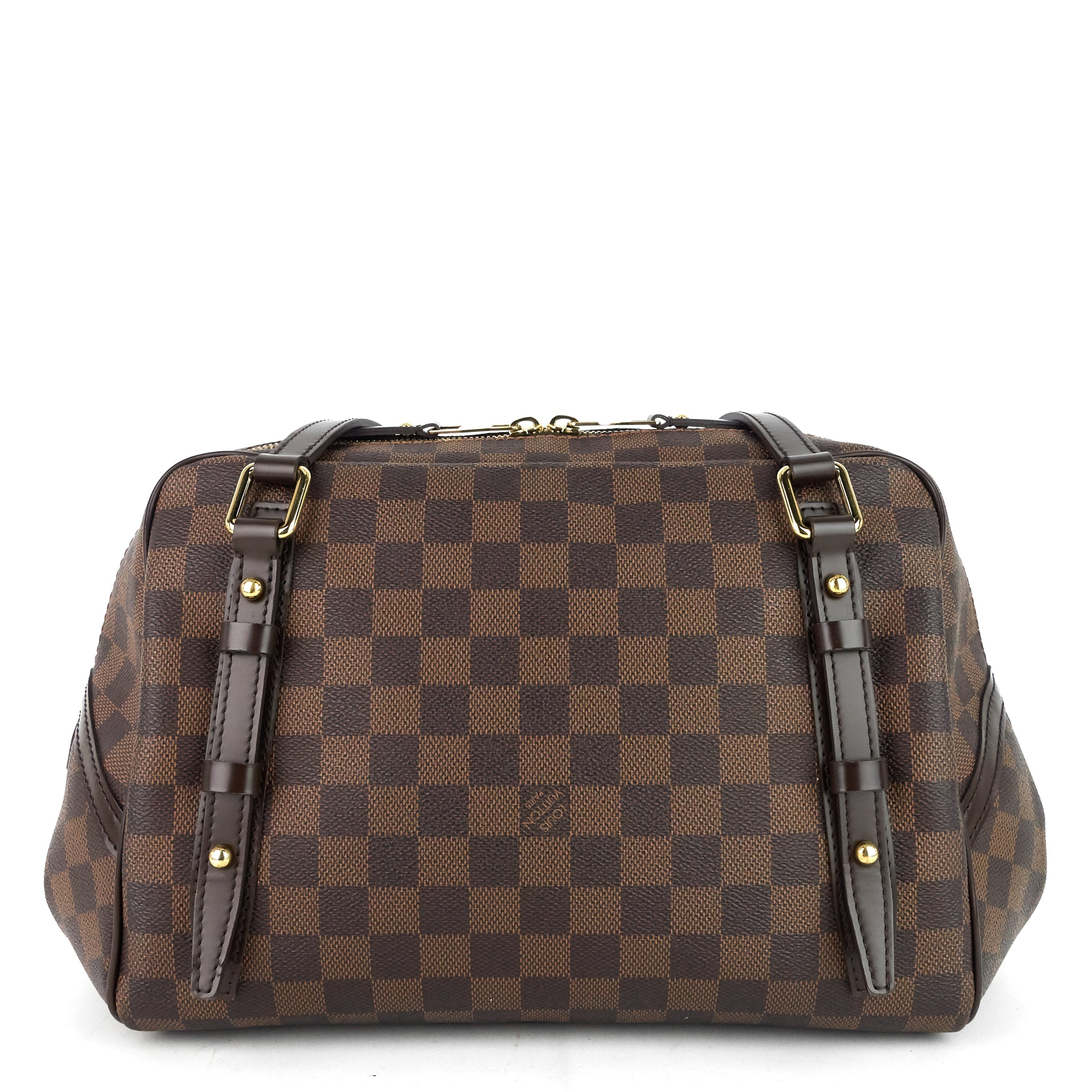 Louis Vuitto Rivington GM Damier Ebene Canvas Bag