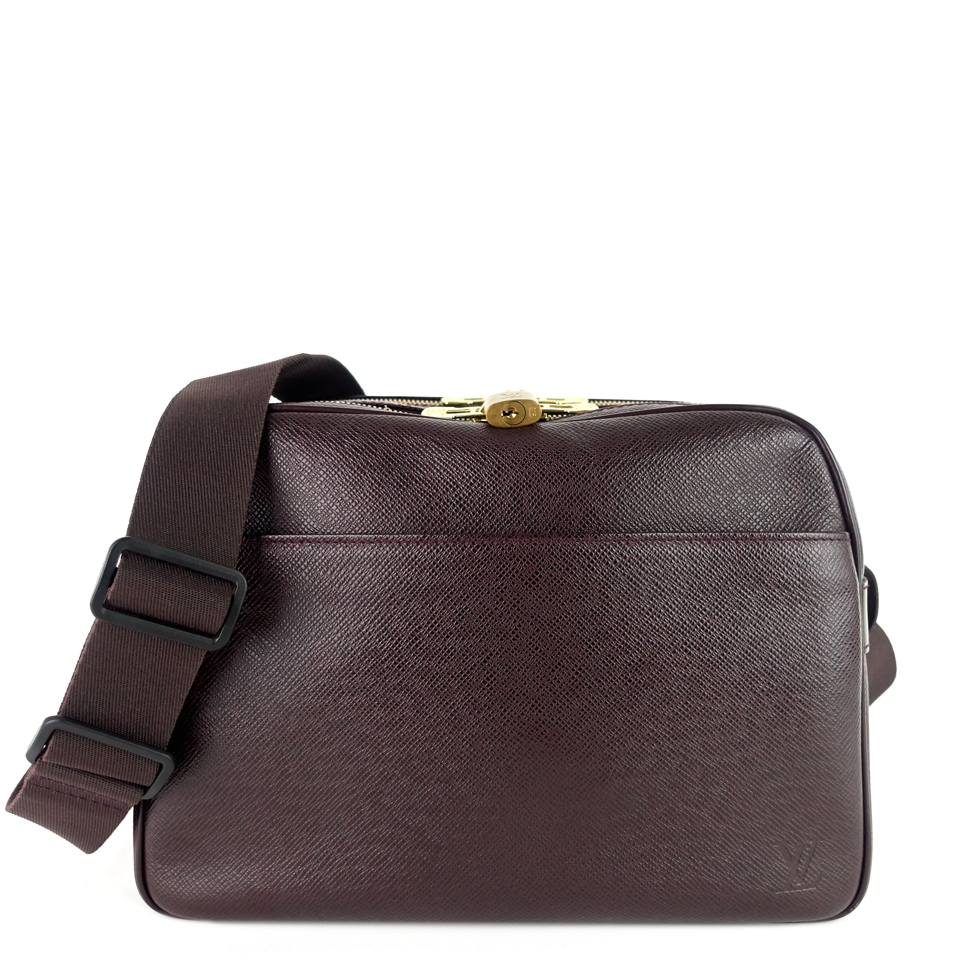 Louis Vuitto Reporter PM Taiga Leather Messenger Bag