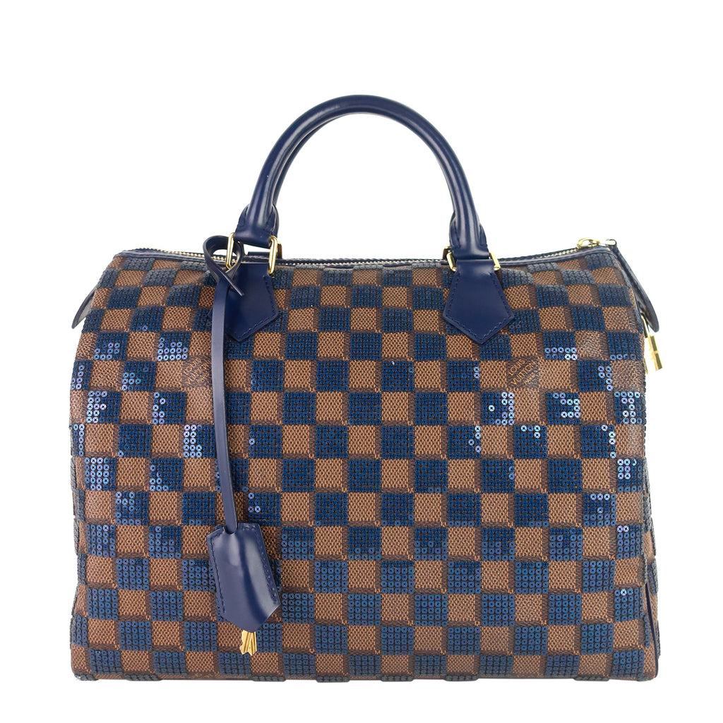 Louis Vuitto Speedy 30 Damier Paillettes Canvas Bag