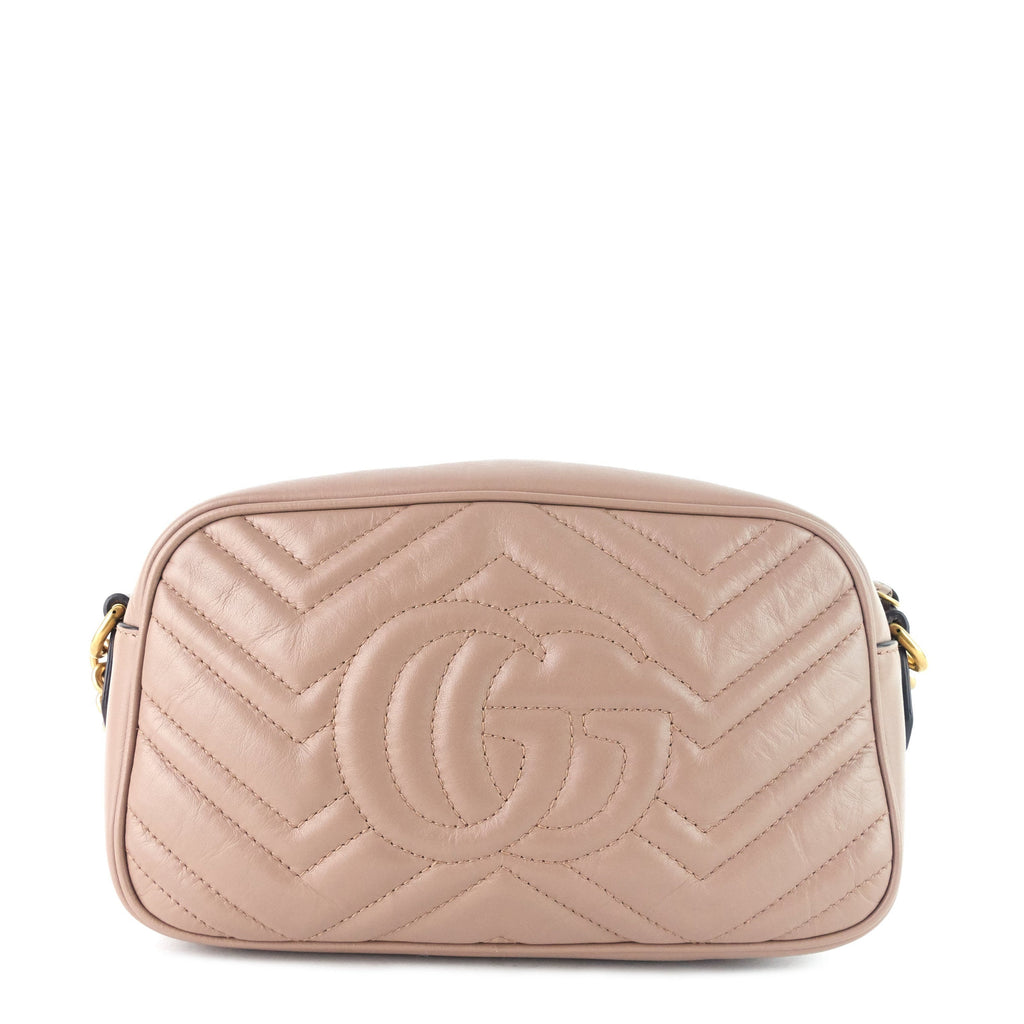 Gucci GG Marmont Small MatelassÃ© Calfskin Camera Bag